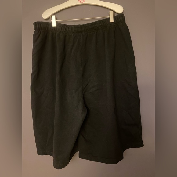 ❌SOLD❌ CHAMPION MENS COTTON BASKETBALL ATHLETIC GWM SWEAT SHORTS BLACK XXL 2XL - Picture 2 of 4